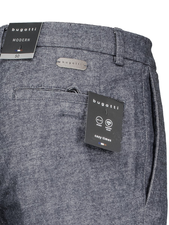 Blauwe geklede broek Bugatti 