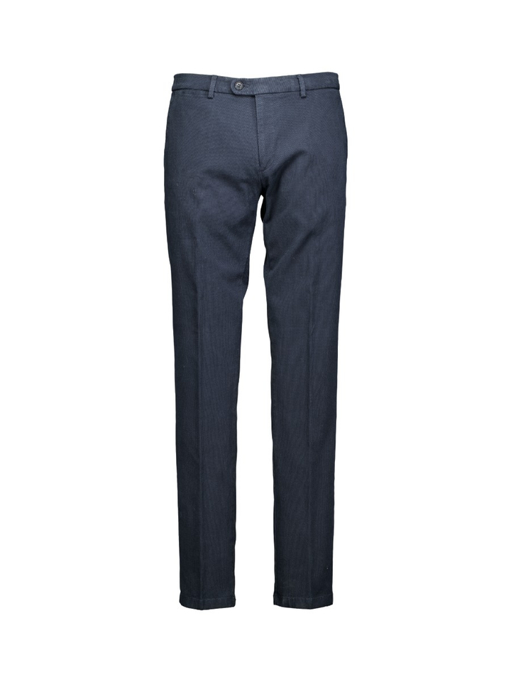 Donkerblauwe geklede broek Corona Bugatti