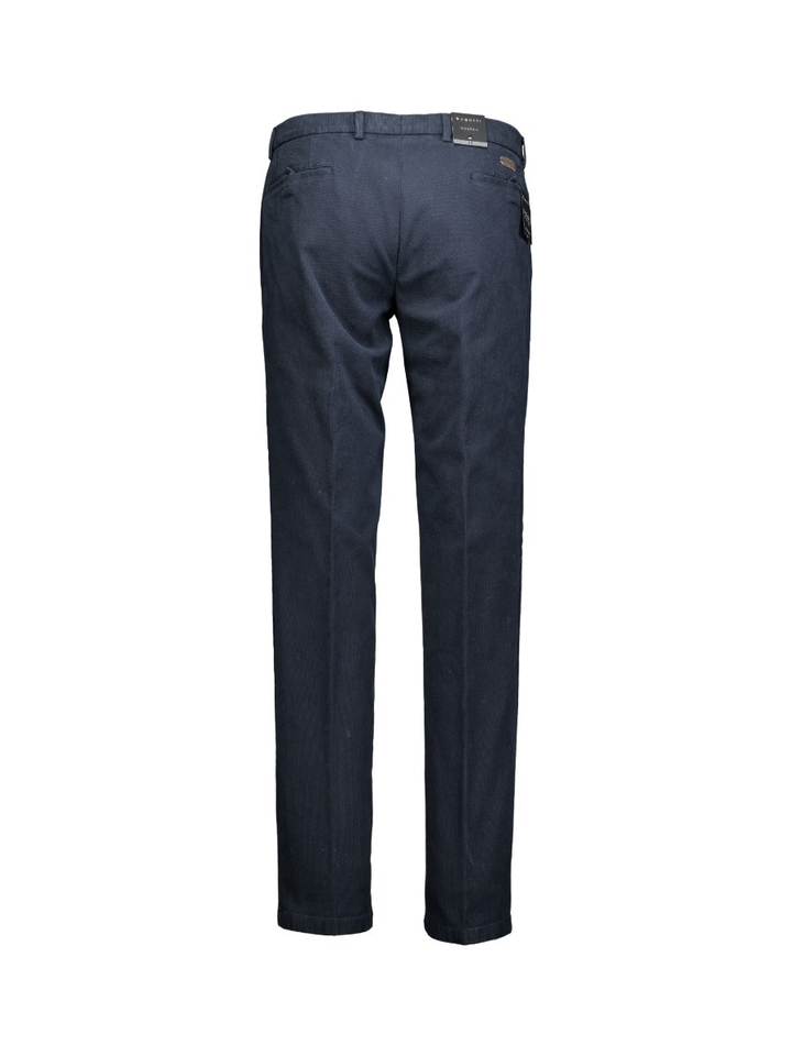 Donkerblauwe geklede broek Corona Bugatti