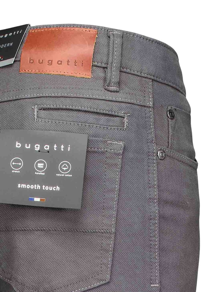 Donkergrijze lange broek Pisa Evo Bugatti