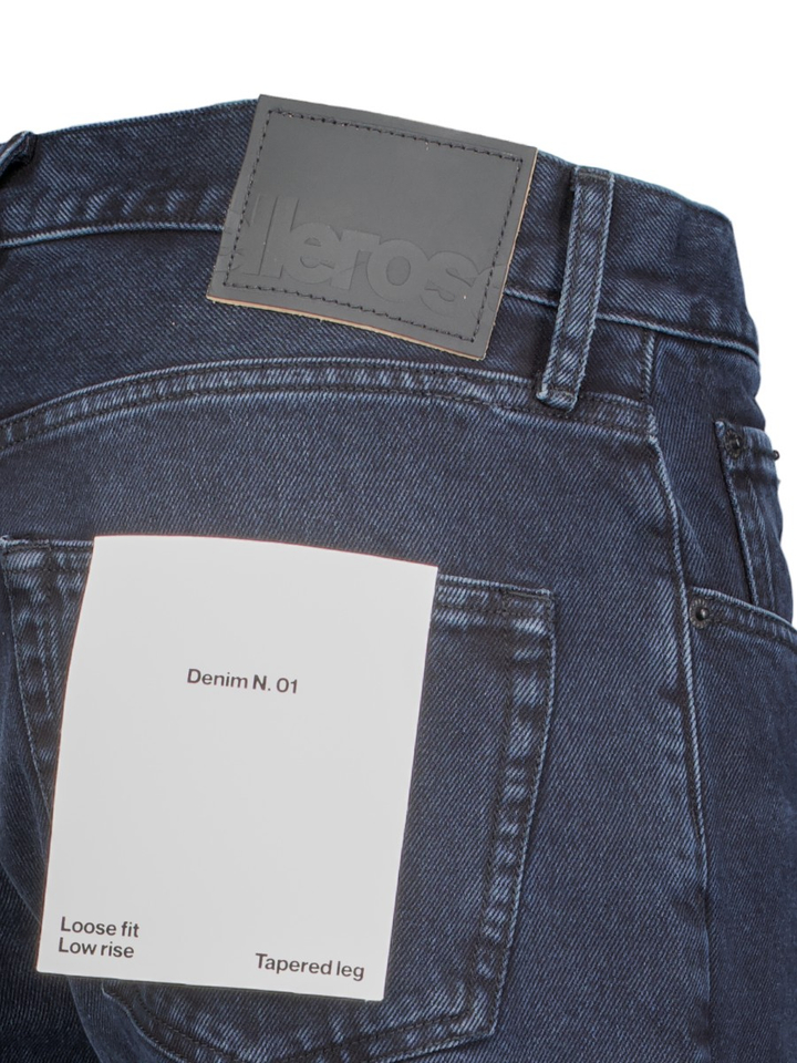 Blauwe tapered jeans Percy Bellerose