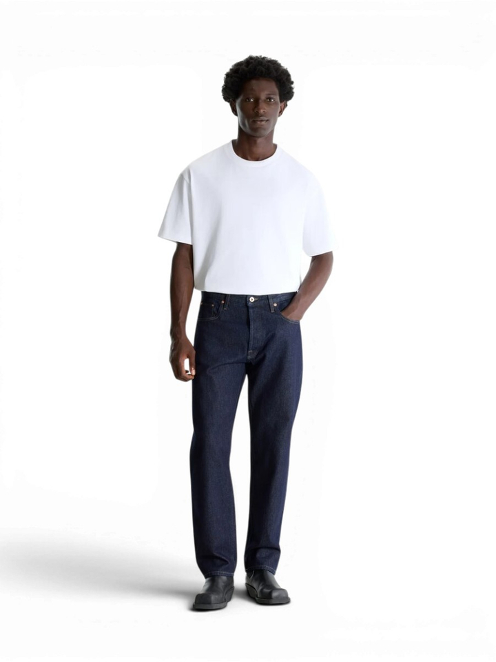 Blauwe tapered jeans Percy Bellerose