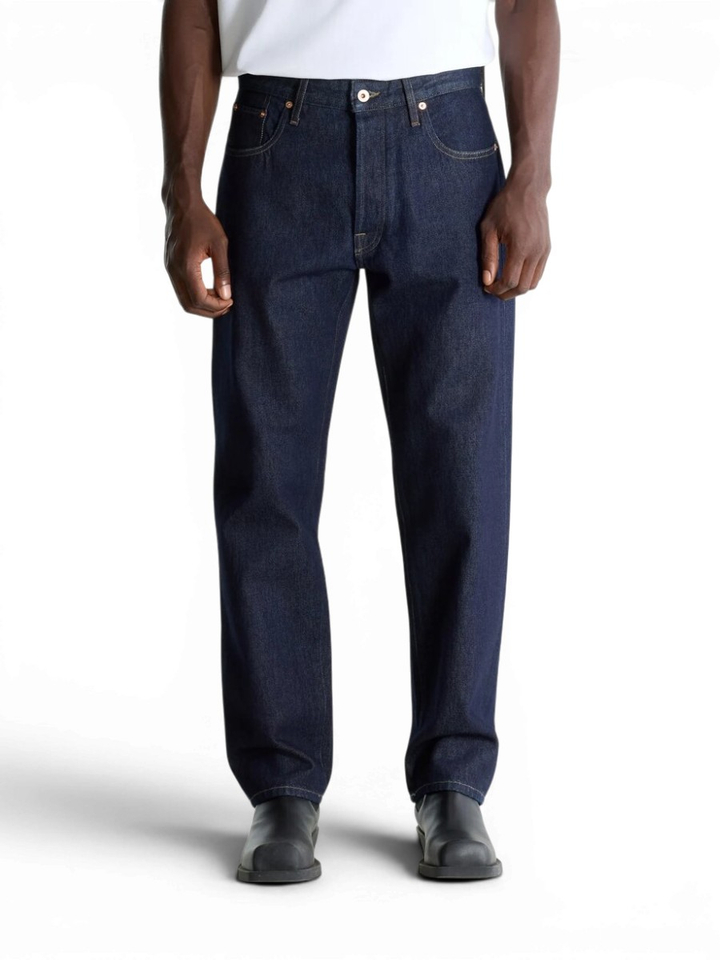 Blauwe tapered jeans Percy Bellerose