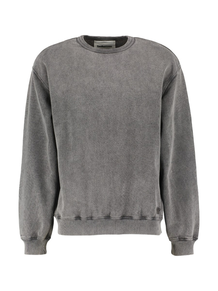 Donkergrijze sweatshirt met ronde hals Fappen Bellerose