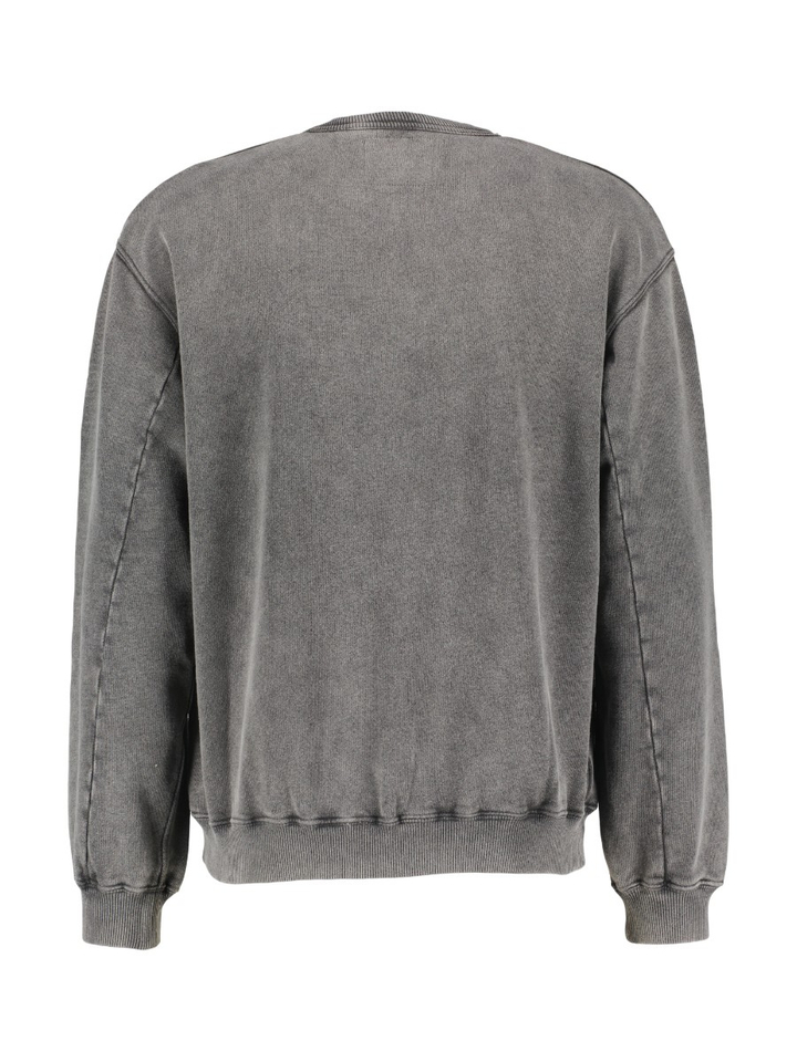 Donkergrijze sweatshirt met ronde hals Fappen Bellerose