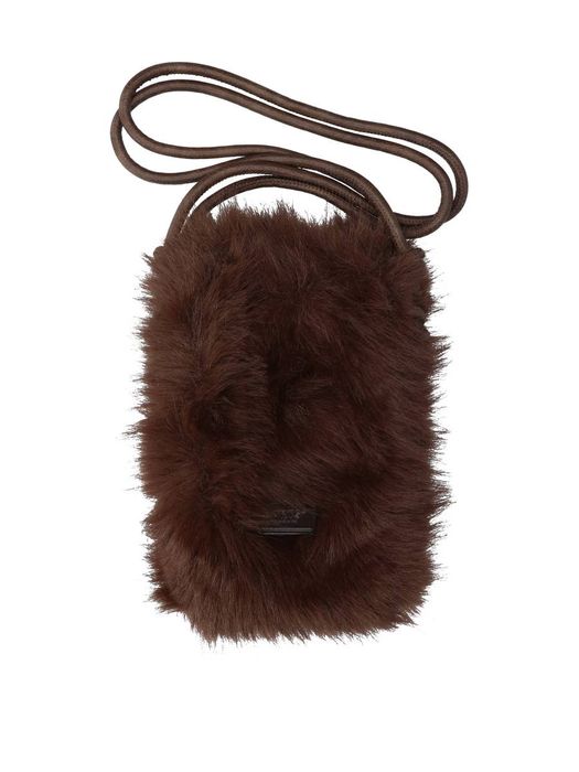Bruine zachte gsm tas Malina Phonebag Barts