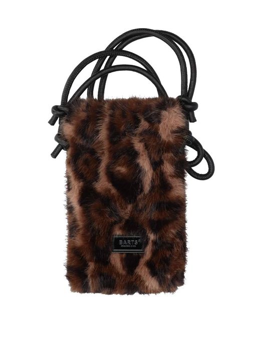 Bruine gsm tas in rierenprint Malina phonebag Barts