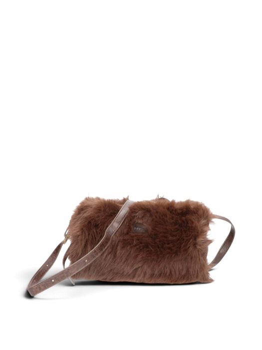 Bruine crossbody in faux fur Malinna Handbag