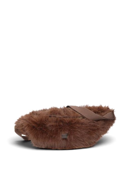Bruine fluffy handtas Malinna Bumbag Essentiel
