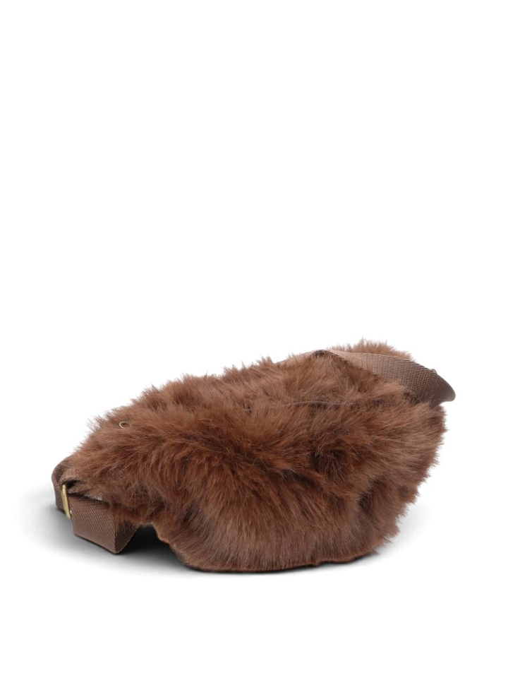 Bruine fluffy handtas Malinna Bumbag Essentiel
