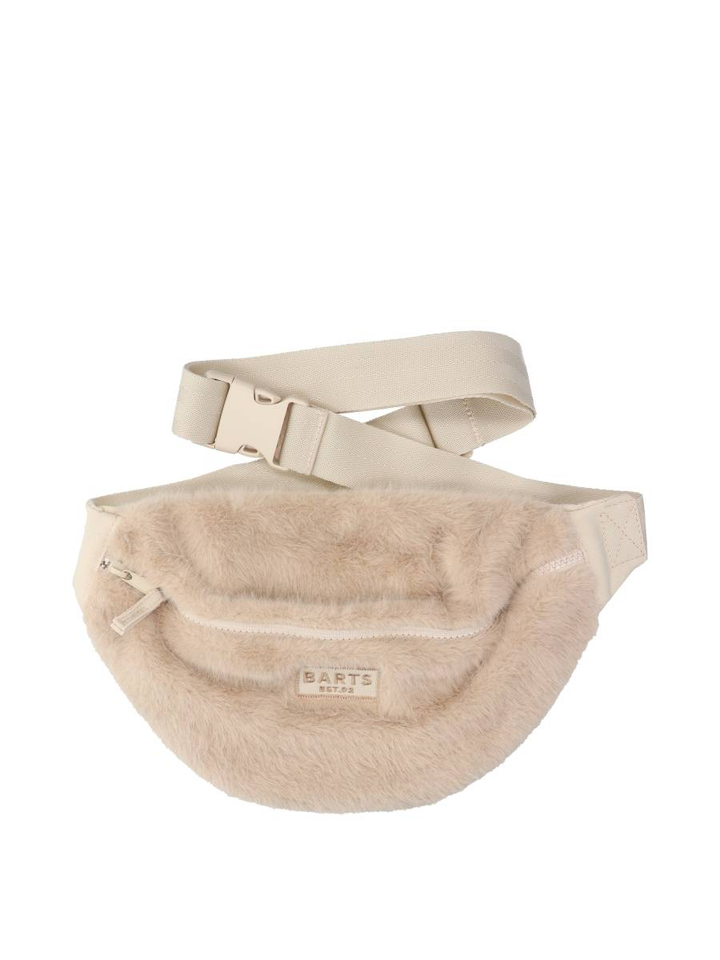 Beige crossbody tas in faux fur Imgard Bumbag Barts