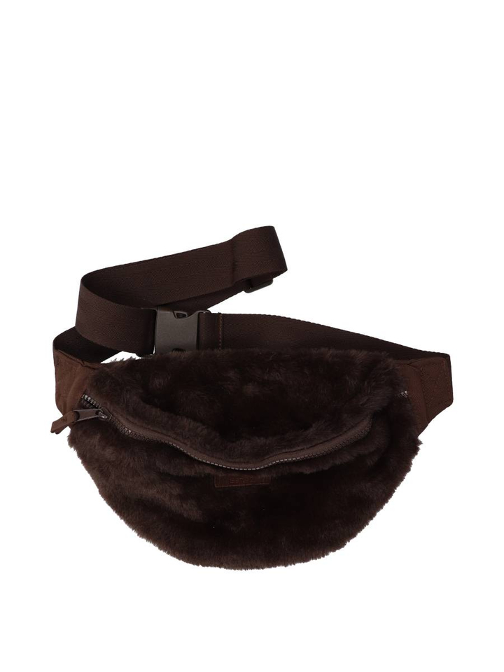 Bruine crossbody in faux fur Imgard Bumbag Barts
