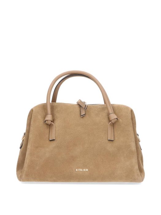 Velours mocha handtas Esin Etrier
