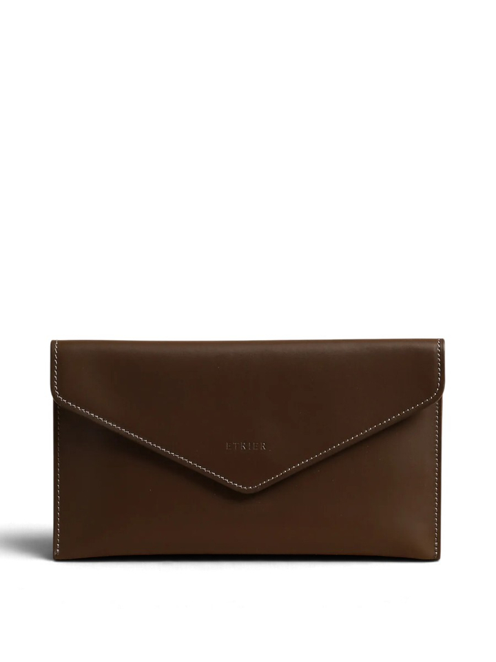Donkerbruine clutch Etrier