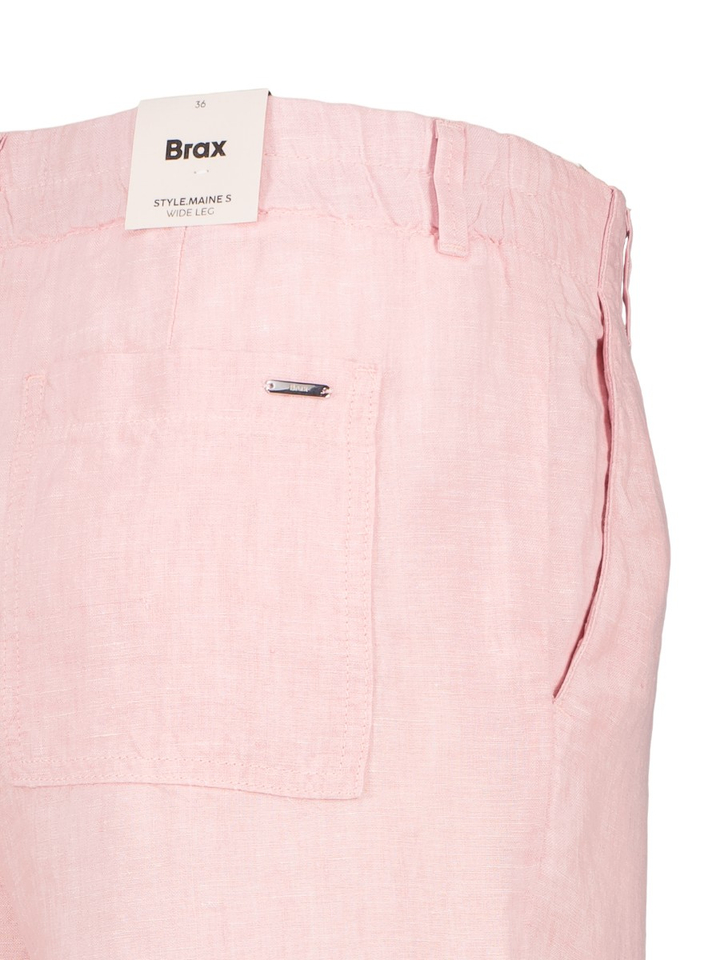 Roze linnen broek Brax 