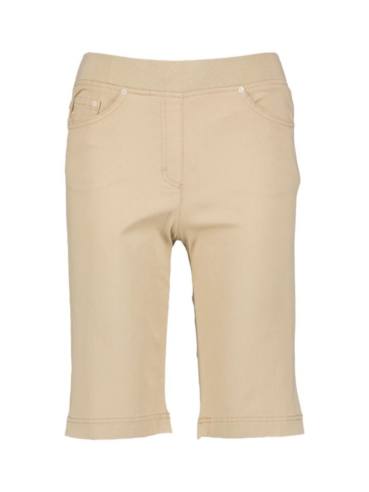 Beige bermuda met elastiek Pamina Raphaela 