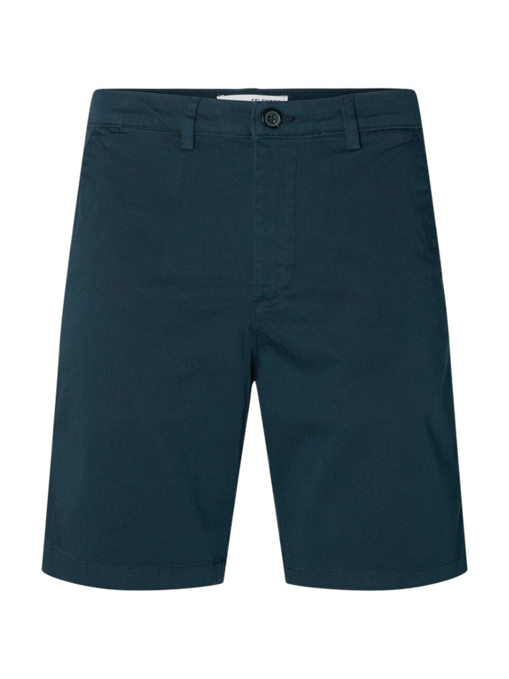 Donkerblauwe short Selected 