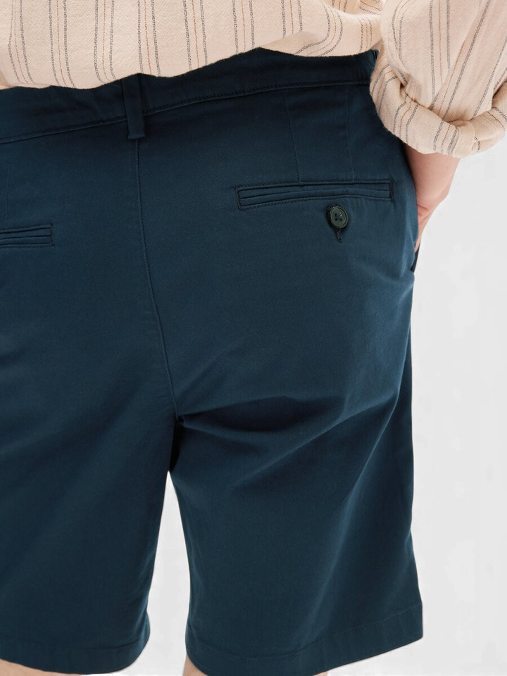 Donkerblauwe short Selected 