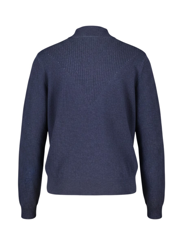 Blauwe wollen trui Winter Indee