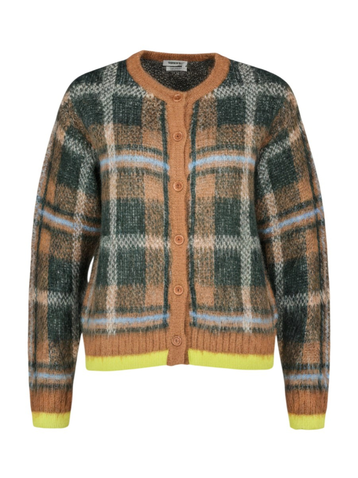 Meerkleurige gilet met geel detail Winnie Indee
