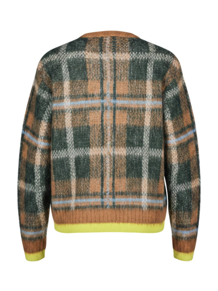 Meerkleurige gilet met geel detail Winnie Indee