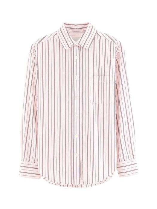 Lichtroze gestreepte blouse Ironi Bellerose