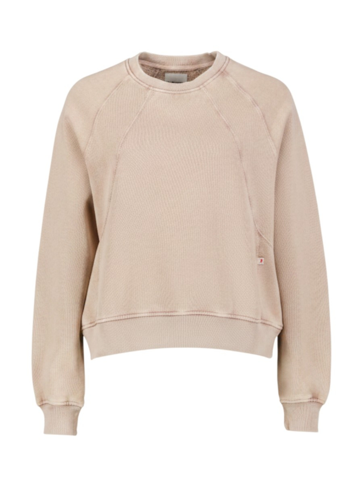 Beige trui met ronde hals Fengo Bellerose
