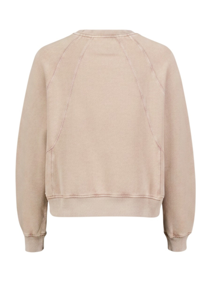 Beige trui met ronde hals Fengo Bellerose