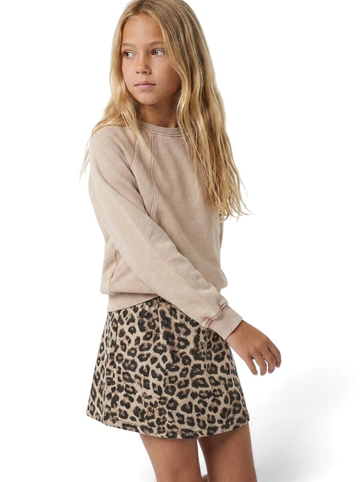 Beige trui met ronde hals Fengo Bellerose