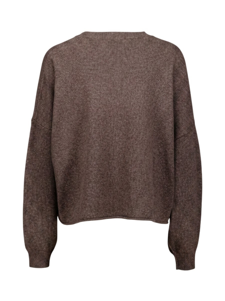 Bruine pull met ronde hals Gimah Bellerose 