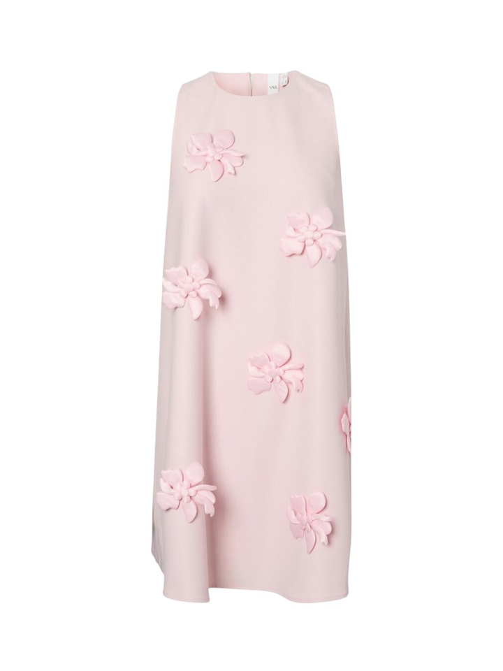 Roze jurk met bloemen detail Yasastra