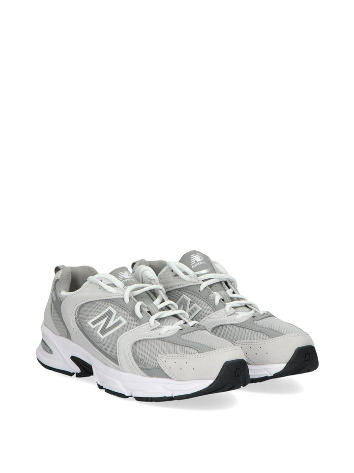 Lichtgrijze lage sneakers New Balance