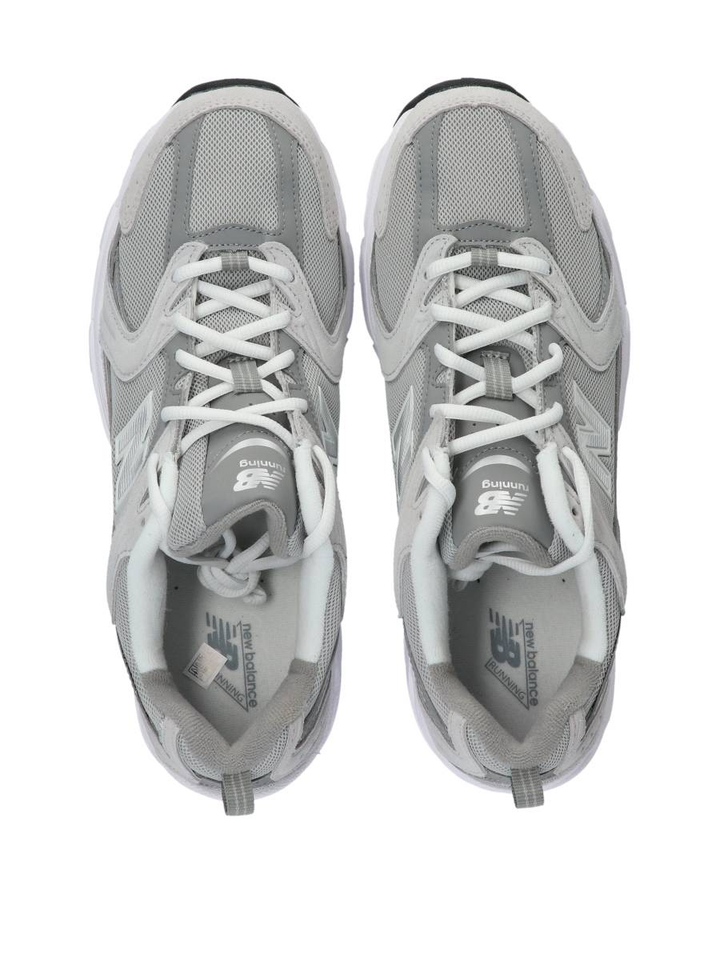 Lichtgrijze lage sneakers New Balance