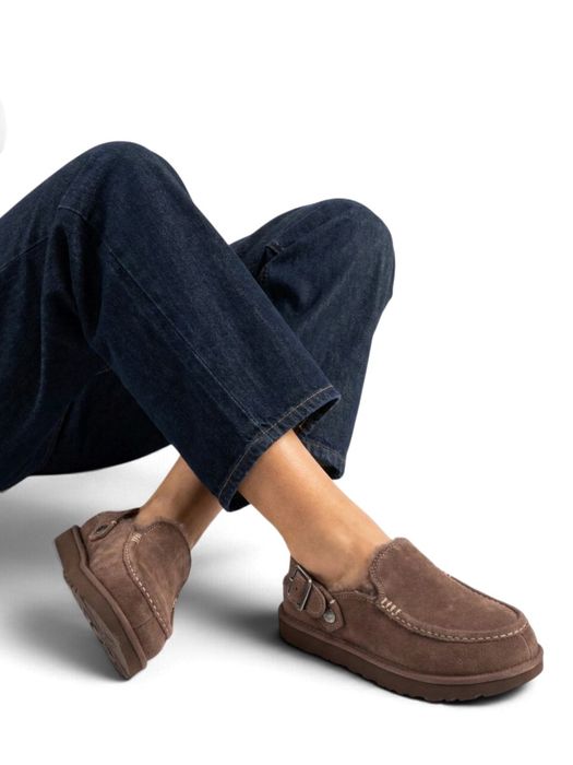 Donkerbruine GOLDENSTAR EVELINA CLOG instappers UGG