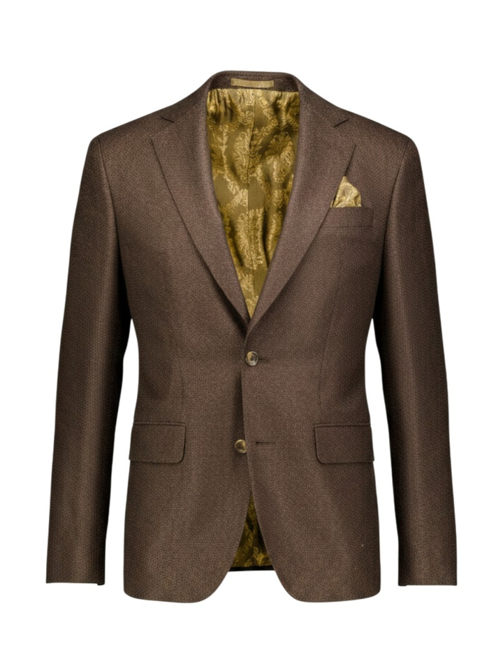 Donkerbruine blazer Sand 