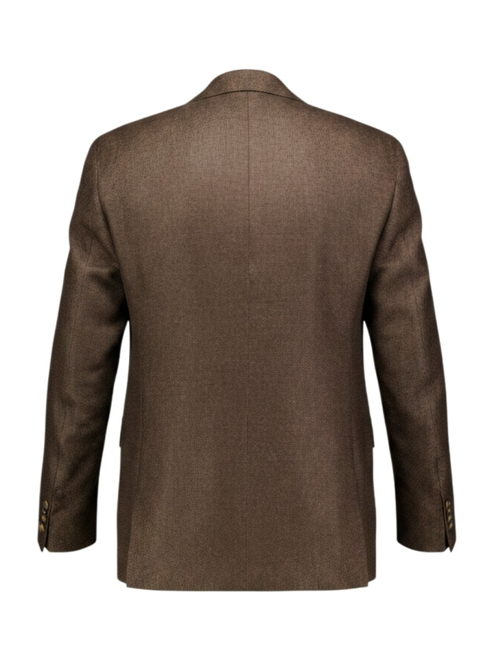 Donkerbruine blazer Sand 