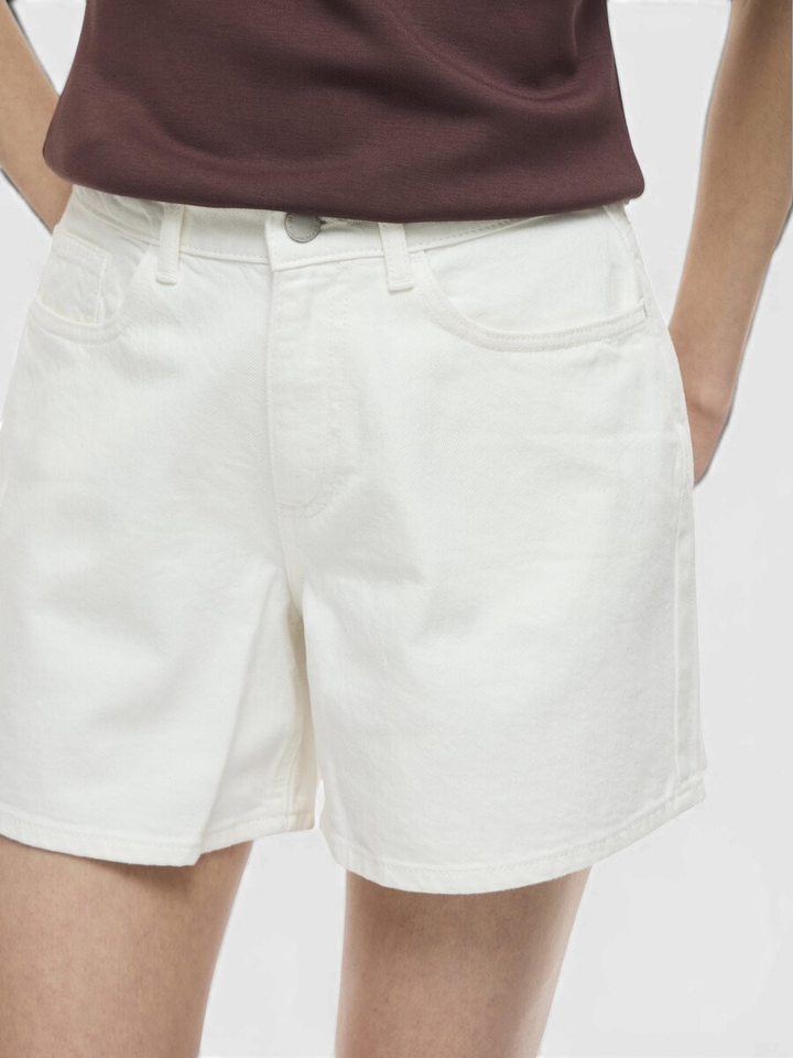 Witte korte jeans short Vila 