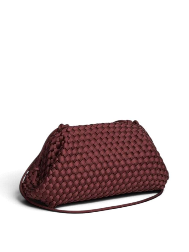 Bordeaux schoudertas Inkberry Satin POUCH Marrea
