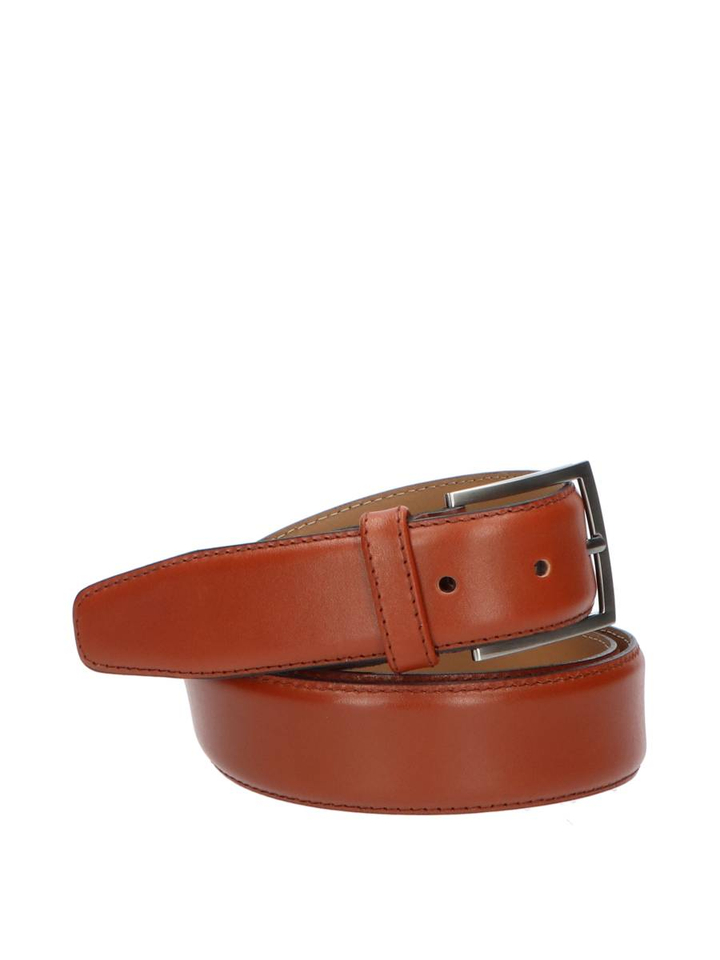 Cognac kleurige riem Floris Van Bommel
