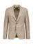 Beige blazer met fijn ruitmotief Sand 