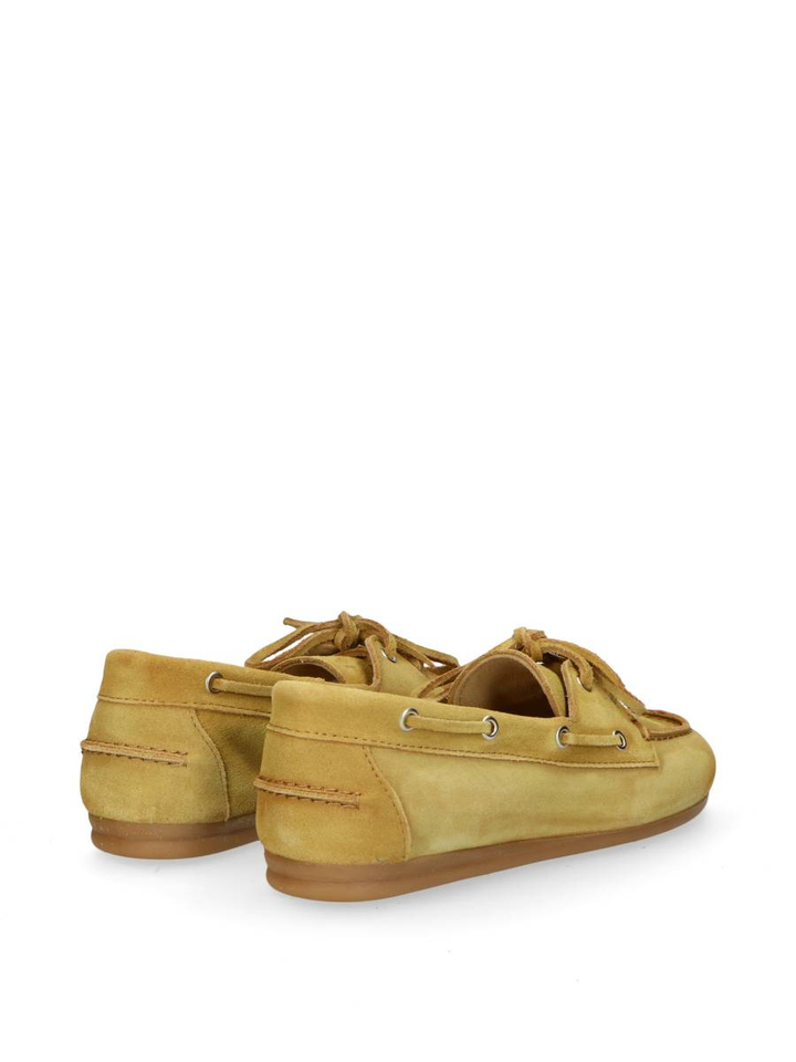 Beige boat loafers Boat Loafers Brushed Suede Posa 