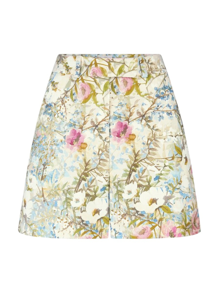 Multicolor short in bloemenprint Riani
