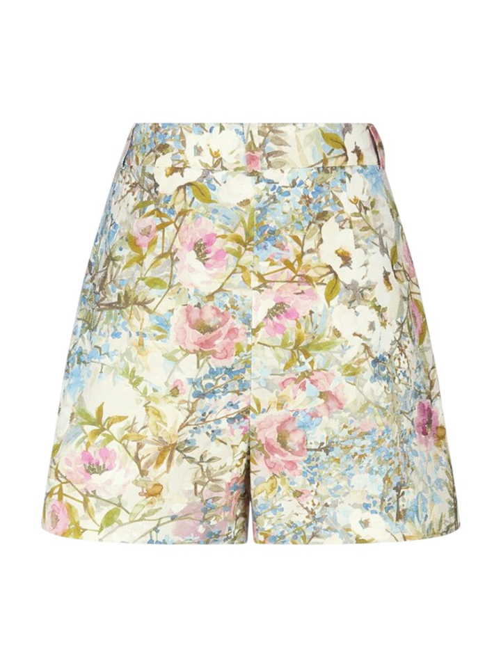 Multicolor short in bloemenprint Riani