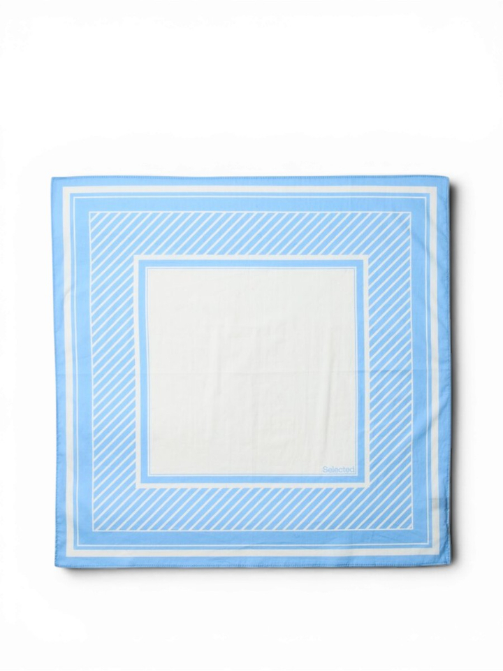 Kasjmier blauwe sjaal Selected 