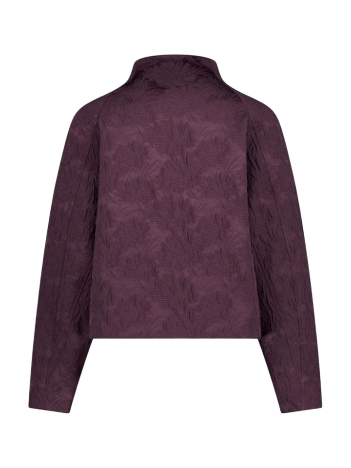 Mels bomber jas in het aubergine van Studio Anneloes