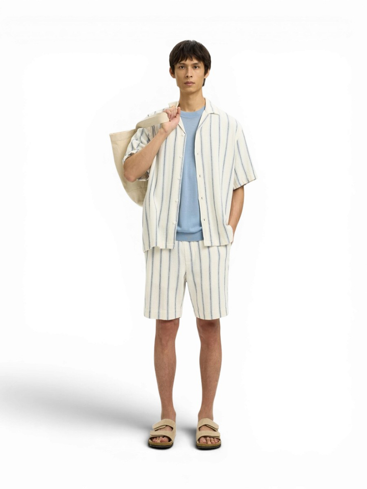 Egret skyway gestreepte short Selected 