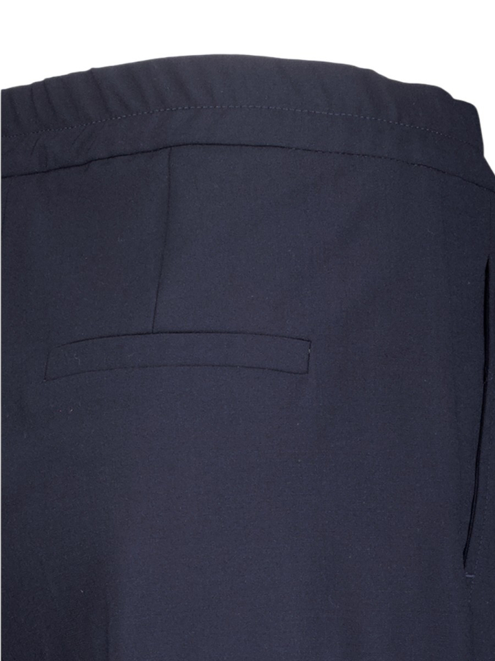 Donkerblauwe geklede broek met ritssluiting Diorama Marella