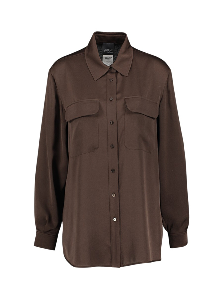 Bordeaux geklede blouse Gitane Persona 