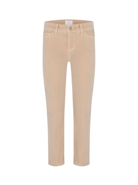 Beige skinny broek Piper cropped Cambio