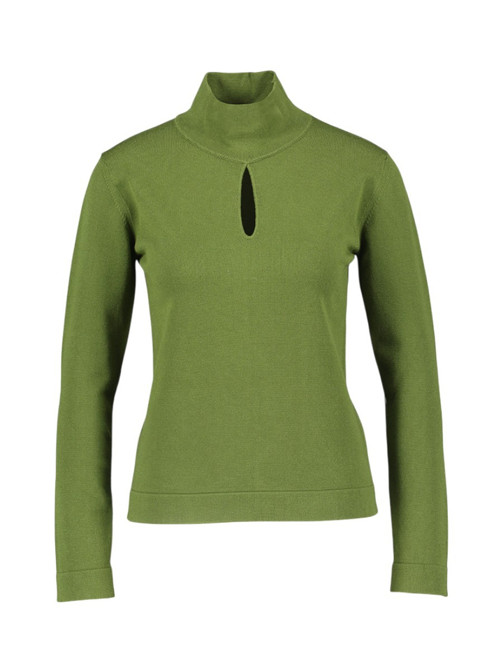 Groene trui met detail aan de borst Mind Heaven Natan